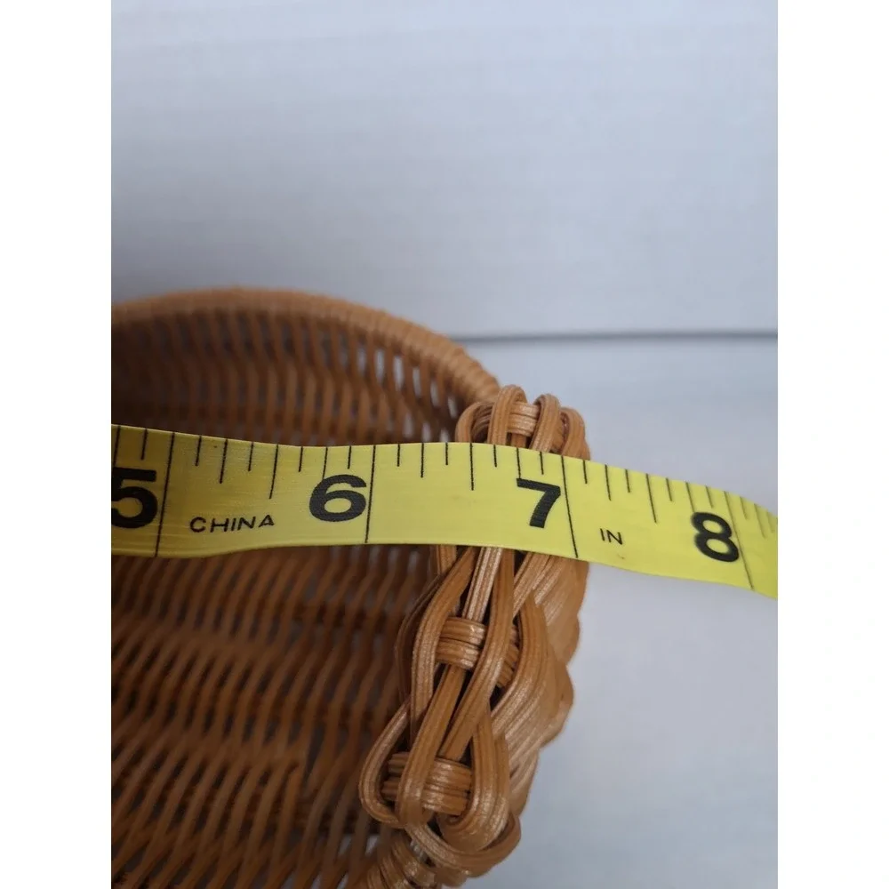 Vintage Wicker Rattan Duck Basket Handwoven Figural Storage Decor 7